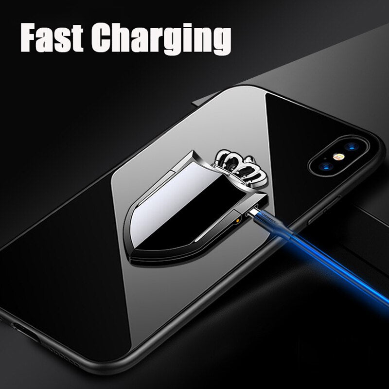Creative Crown Cigarette Lighter For Any Cell Phone