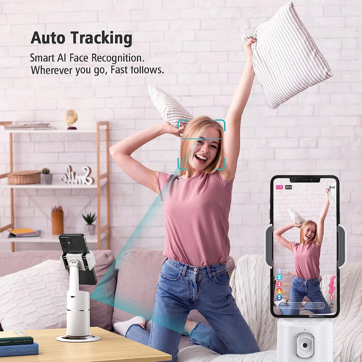 Movement Tracking Phone Holder